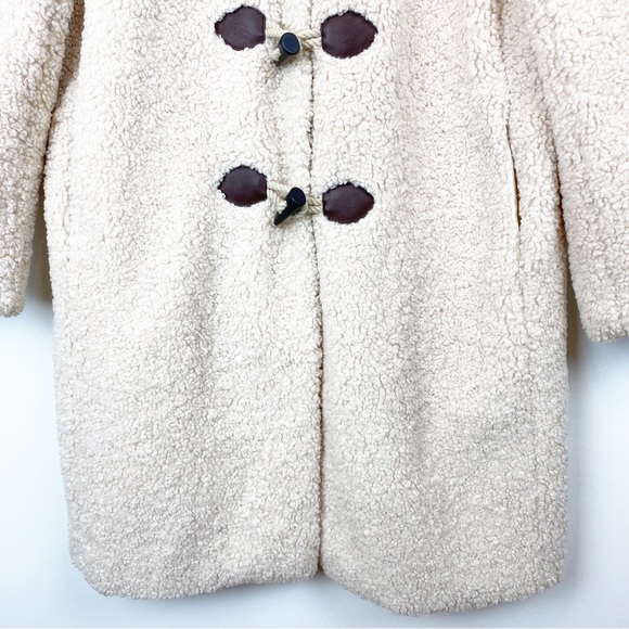 J. Crew | Shearling Sherpa Toggle Coat in Cement - Picture 4 of 13